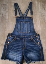 Nobo No Boundaries Denim Bib Overalls Shorts ...