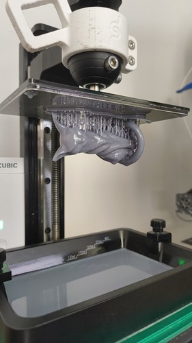 Used Mars 2 Resin Printer By Elegoo, Green With 3D Printed Upgrades - Zdjęcie 14 z 14