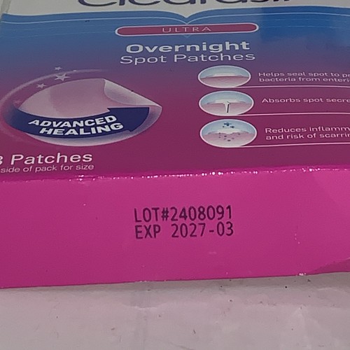 PACK de 5 parches Clearasil ULTRA control acné cara espinillas manchas, 18 unidades 27/03 + - Imagen 3 de 3