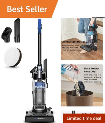 #ad Ultra Lightweight Bagless Vacuum Effortless Cleaning on All Floors 10.5quot; Path $111.99