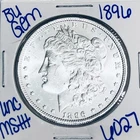 1896 BU UNCIRCULATED MORGAN SILVER DOLLAR AUTHENTIC U.S. MINT FREE SHIPPING 6027