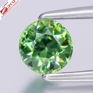 💎 BGL CERTIFIED 0.60ct VS Round Natural Green Demantoid Garnet Madagascar Gem
