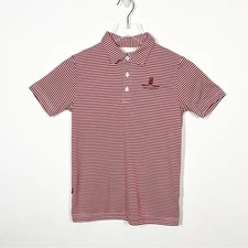 Ritz Carlton Dove Mountain Boy Size 7-8 Year Old Medium NWT Red White Polo Shirt