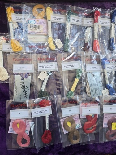 LOT YLI KREINIK & WATER LILIES BY CARON SILK EMBROIDERY FLOSS NEW  - Bild 3 von 5