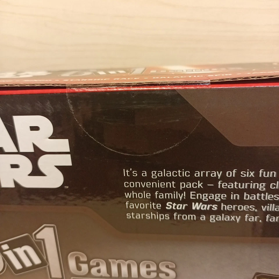 Juegos de mesa Star Wars 6 en 1 2015 (Disney) dominó, batalla a juego, bingo NUEVO Foto 4 de 4