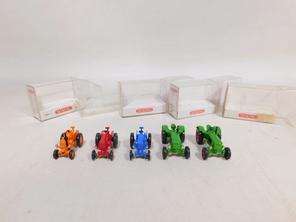 5X Wiking H0 1:87 Trattore 0880 Pampa 880 Lanz 881 Deutz Mint+Box #DW739-0,5 - Immagine 4 di 4