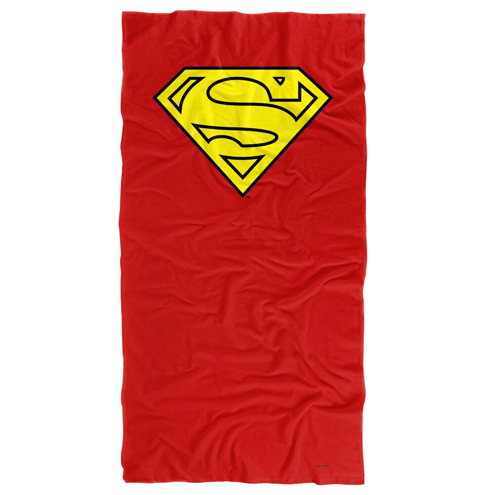 Superman beach towel cheap
