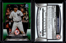 2023 Bowman Chrome Green Refractor Rookie #44 Oswald Peraza /99 RC
