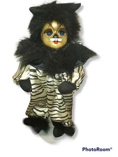 American Broadway Musical Cats Vintage Porcelain Doll Stand Included 