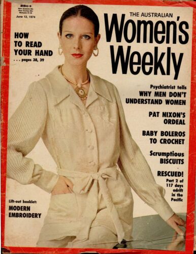 Australian Women's Weekly mag - June 12, 1974 - Stella Adler + Googie Withers
