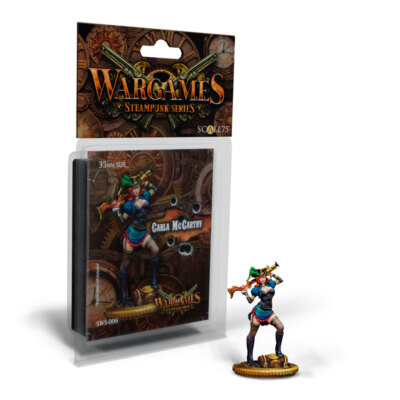 Scale75 35mm Wargames Steampunk Miniatures - Carla Mccarthy