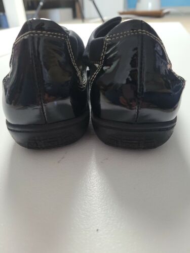 Anne Klein Sport Black Shoes Flats womens 8 Cut outs Patent Leather & Leather - Picture 3 of 8