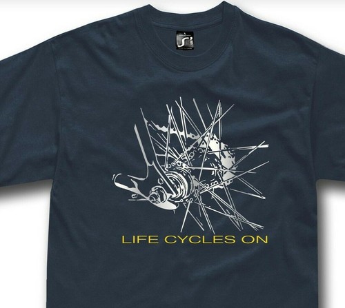 Fahrrad t-shirt Mountainbike Radfahren Biker Cycling bicycle Geschenk tshirt - Bild 1 von 7