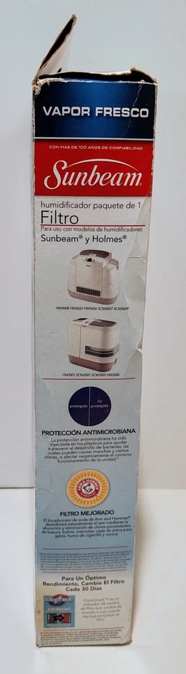 Sunbeam Holmes OEM Humidifier Type D Replacement Filter Round SF221 New - Image 2 of 4