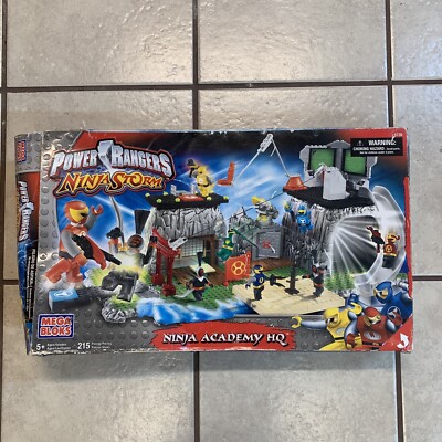RARE Power Rangers Ninja Storm Ninja Academy HQ Mega Bloks 5730