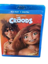 Dreamworks Studio The Croods Blu-Ray Animated Movie Comedy Adventure With Case