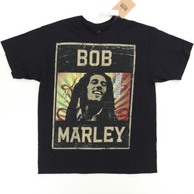 Bob Marley 2012 Solid T-Shirt Black Men's XL | eBay