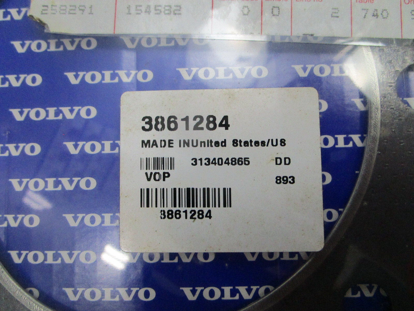 OEM Volvo Penta Cylinder Head Gasket 8.1l Starboard 3861284 for 
