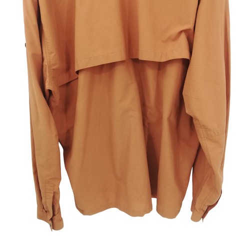 Mountain Hardwear Long Sleeve Vented Fishing Shirt Size XXL Button Up Orange - Picture 9 of 10