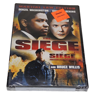 The Siege DVD Denzel Washington Bruce Willis New Sealed