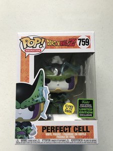 Funko Pop! Dragonball Z Perfect Cell Vinyl Figure #759 Glow in the Dark ECCC2020 889698459259 | eBay