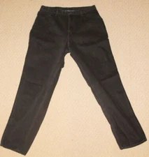 Vintage 1990s Gitano 100% Cotton Black Tapered Leg High Rise Women's Jeans 16
