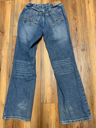 Silver Zane Jeans Youth Size 14 Adjustable Waist Blue - Picture 4 of 4