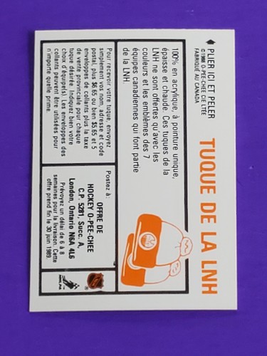 1988-89 OPC O-PEE-CHEE MINI HOCKEY STICKERS TRADING CARDS YOU PICK 50% OFF 2+ - Picture 152 of 258