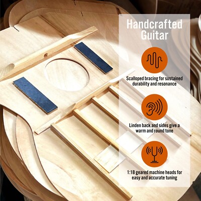美品★整備済み DCT H-310ME オールマホガニー　トップ単板　ケース付き Acoustic Guitar Full Size with Bag, Strap, Stand, Strings