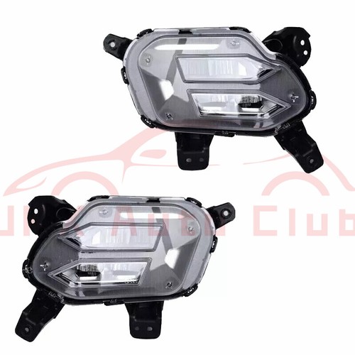 For Kia Sorento 2021 2022 x Pair Front Bumper LED DRL Daytime Lamps Fog Lights - Picture 2 of 9