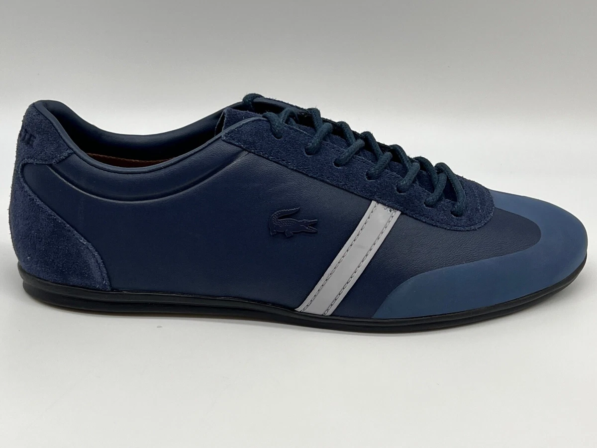 New LACOSTE MOKARA 117 1 CAM Leather Suede SNEAKERS Shoes Men s Sz