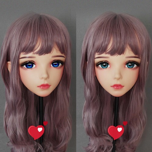 Kigurumi Resin Animated Mask Female Crossdresser Head Shell Transgende Cosplay - Picture 10 of 15