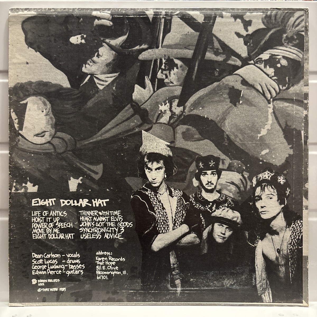LESTER HOPE sIowtaper＋800美品 THAT HOPE Eight Dollar Hat 1985 Original Vinyl LP w/ Lyric