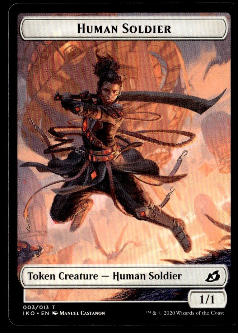 2020 Ikoria: Lair of Behemoths Tokens Human Soldier Token/Common #3