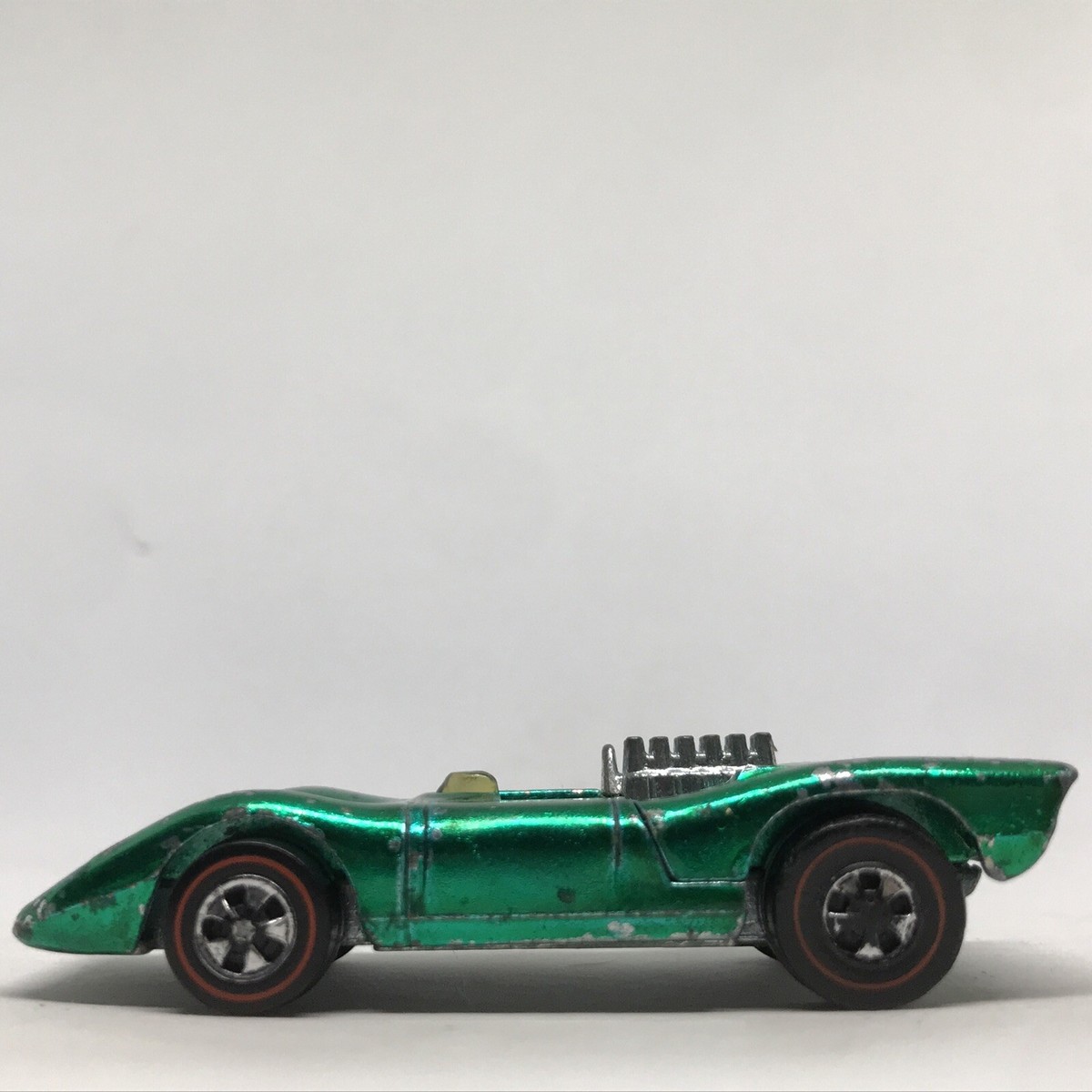 Hot Wheels Redline Ferrari 312P #60 1970 Green Black Int. Made In