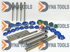 PICCOLE TESTE PER MOTORI A GAS KIT FRESA PER SEDI VALVOLE CON PUNTA IN...