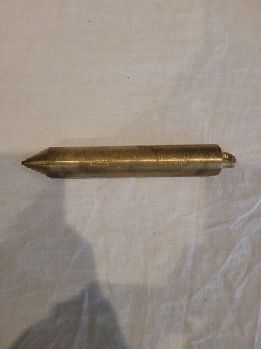 Lufkin 590G, 21,8 oz. Massiver Messing Plumb Bob - Bild 4 von 4