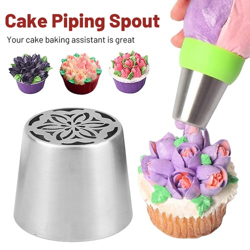 Russian Icing Flower Piping Tips Nozzle Cake Pastry Decorating Baking Tools - Picture 2 of 14