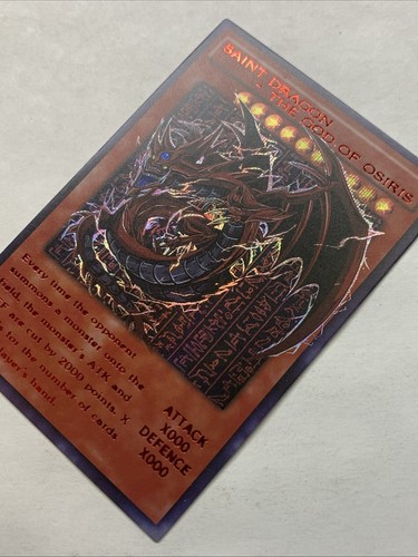 Slifer The Sky Dragon Pop Out Egyptian God Cards ACG Card Holo Anime Yugioh Rare - Picture 3 of 8