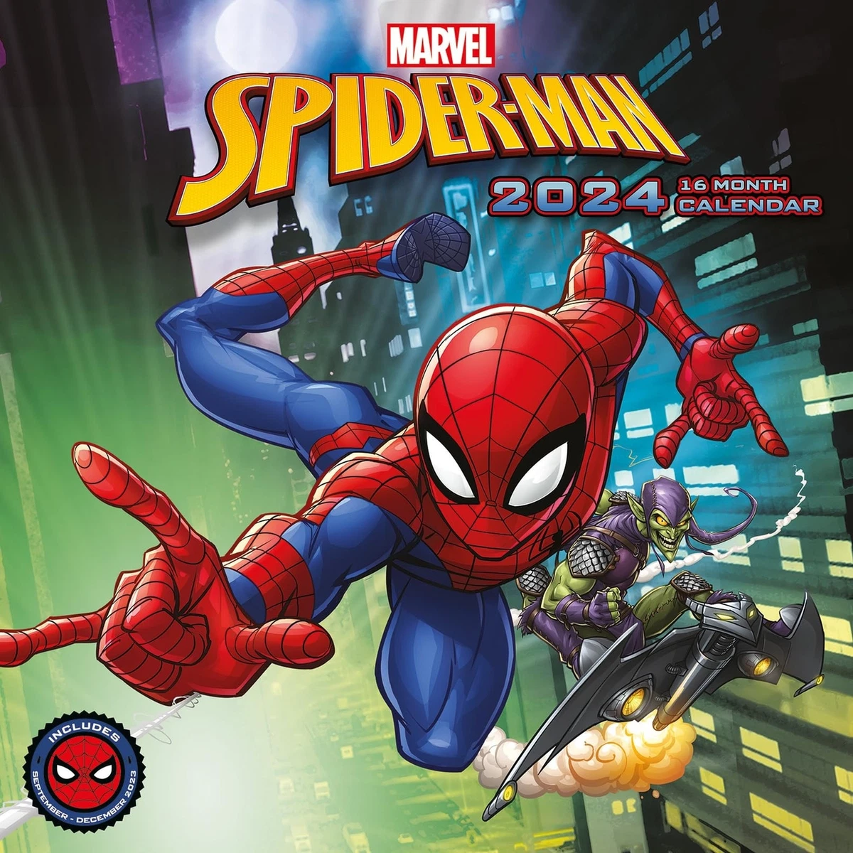 2025 Calendar Spiderman Dyane Grethel