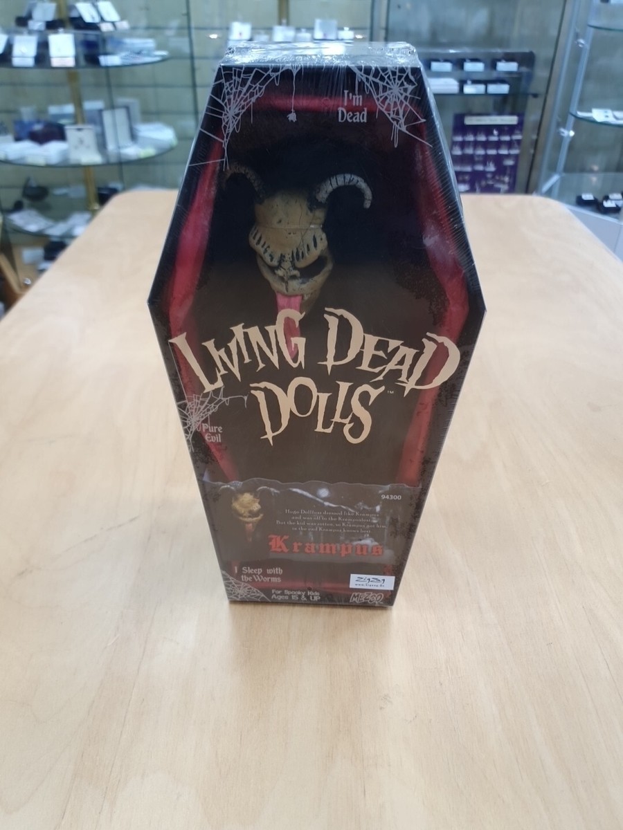 Living Dead Doll Very RARE Krampus Black Fur Cream Face by Living Dead Doll Very RARE Krampus Black Fur Cream Face by