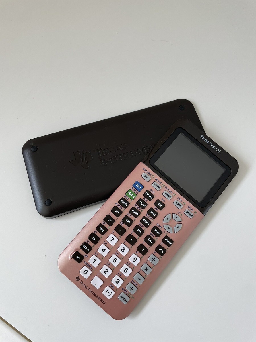 Texas Instruments TI-84 Plus CE rose gold | eBay