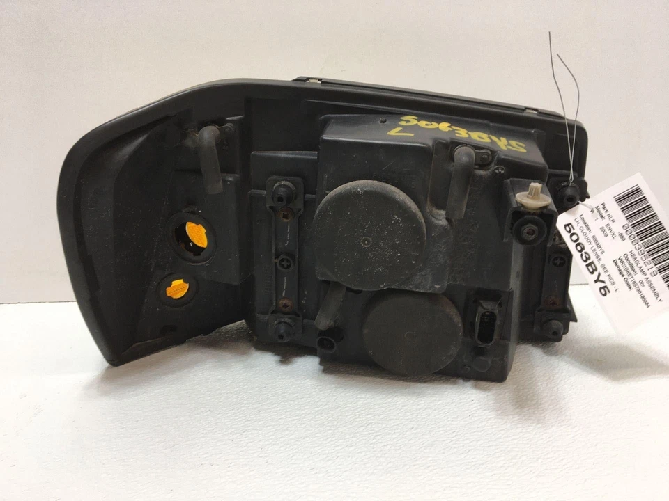 03 GMC ENVOY XL Faro del conductor izquierdo Lente nubosa Foto 2 de 2