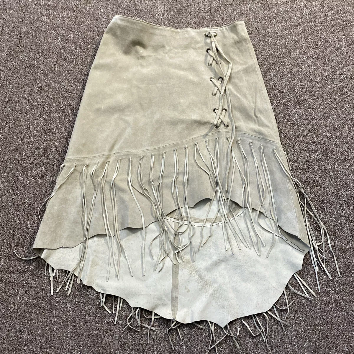 Vintage fringe clearance skirt