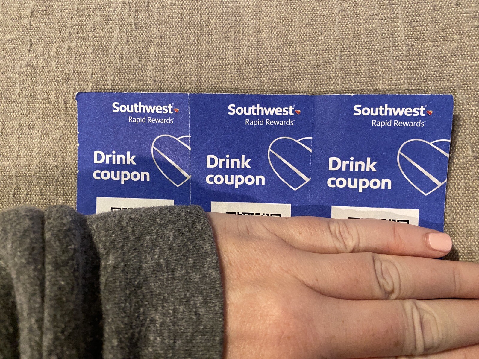 southwest airlines drink coupons eBay