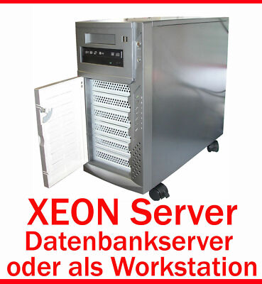 DUALXEON SERVER 4x2,6GHz HT CORES 2GB ECC SATA RAID FÜR INTERNET KASSENSERVER -