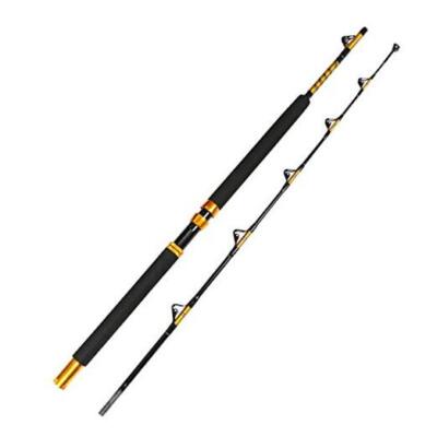  1-Piece/2-Piece Saltwater Offshore Heavy Trolling Rod Big Game Roller 7' - 2pc