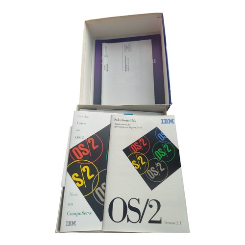 IBM OS/2 Version 2.1, Special Edition for Windows 3.5" Floppy COMPLETE New Open - Picture 9 of 16
