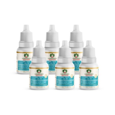 6 Pc Maharishi Ayurveda Anu Taila - Nasal Congestion Relief Oil 10 ml, Free Ship