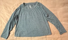 RBX Women's Blue Long Sleeve Athletic Top Size L